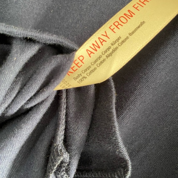 Free People Movement Inhale Tennis Club Henley Graphic Tee Navy - Picture 8 of 8